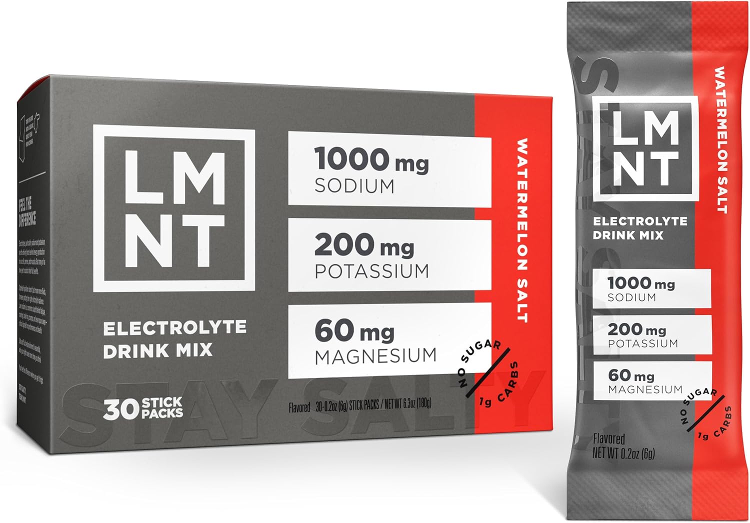 LMNT Watermelon Salt Electrolytes
